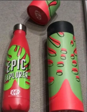 KitKat   Kit Kat - Edelstahl Trink Flasche   Modell Epic Explorer