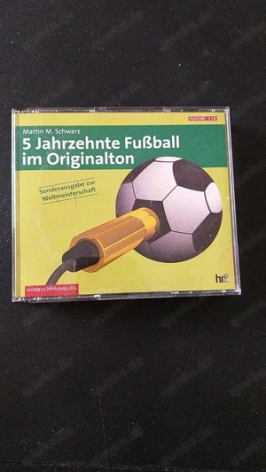 5 Jahrzehnte Fußball im Originalton. 5 CDs Hörbuch