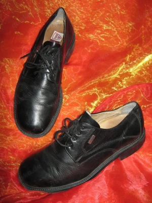 NEUw Business Anlass Freizeit Echt- Leder Herren Schnür- Schuhe Gallus Gr. 41  - 42 * 7  schwarz