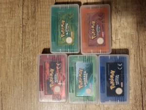 Pokemon Gameboy Advance Blattgrün Feuerrot Rubin Saphir Smaragd 