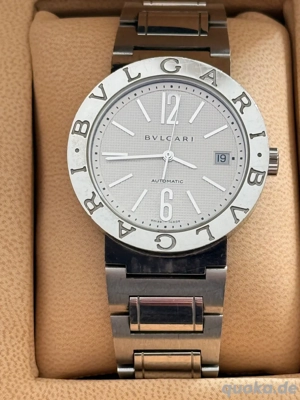 bvlgari bb38ss auto silber
