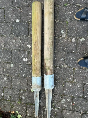 Holzpfosten für Gartenzaun
