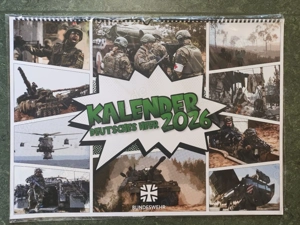 Bundeswehr Kalender [2026]  Deutsches Heer  Neu OV