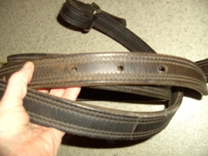 Einspännergeschirr schwarzes Leder Gr. P Bild 6