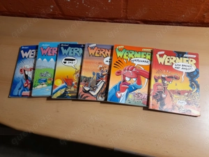 Comic Asterix, Lucky Luke, Rex Danny. Werner Bild 10