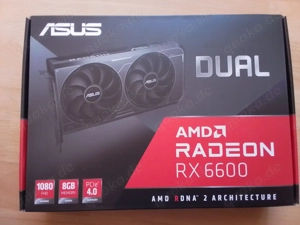 RadeonRX 6600 Grafikkarte neu