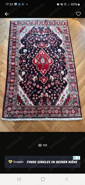 Schöner, großer Orientteppich ca. 215 cm x 138 cm handgeknüpft TOP Zustand!