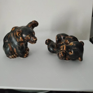 Vintage aus den 60'er: Bären, entworfen von Knud Kyhn 1948 für Royal Copenhagen