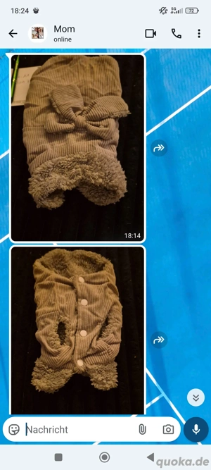 neues ungetragenes kleidungsstück für kleine Hunde