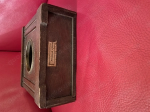 Spar - Uhr  - Gehäuse Tischuhr  um 1900  Bild 2