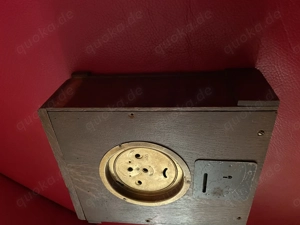 Spar - Uhr  - Gehäuse Tischuhr  um 1900  Bild 5