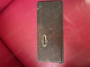 Spar - Uhr  - Gehäuse Tischuhr  um 1900  Bild 3