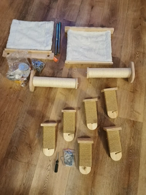 Neuer Catwalk, Wandkratzbaum, Kratzbaum, Wandliege 