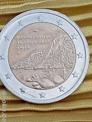 2 Euro 2024 Mecklenburg Vorpommern 