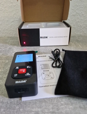 Profi Laser Distanzmesser 50 Meter USB LCD Tester Neu  Bild 4