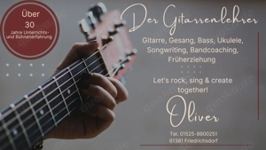 Gitarre   Gesang   Bass   Ukulele   Songwriting   Bandcoaching   Früherziehung