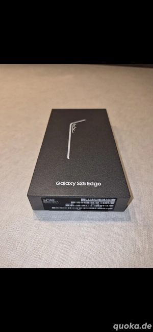 Samsung Galaxy S25 Edge   256GB   12GB RAM   Schwarz  NEU  