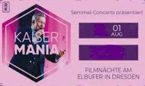 4 Tickets Roland Kaiser Kaisermania Elbufer 01.08.2026