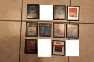 Atari 2600 Spiele( Sammlungsauflösung ) abzugeben !
