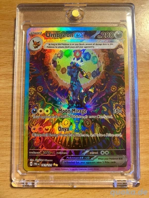 Pokémon TCG Prismatic Evolutions Umbreon Ex Special Nachtara Rare Karte 161 131