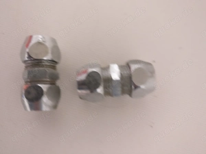 verchr. Verschraubungen Schellfix Schlauchverbindungen 10 mm Durchmesser