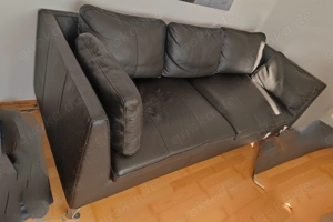 IKEA Stockholm Ledersofa Dreisitzer Sofa Couch Seglora