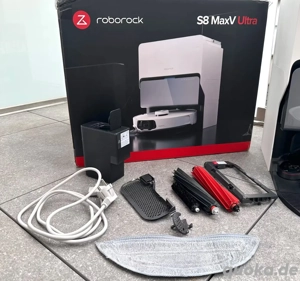 Roborock S8 MaxV ultra staubsauger staubsaugroboter weib set mit verpakung  Bild 2