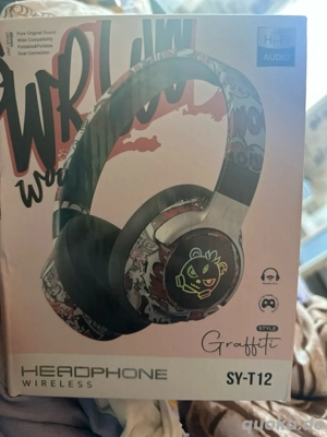 Wireless Kopfhörer Graffiti Design SY-T12 NEUw