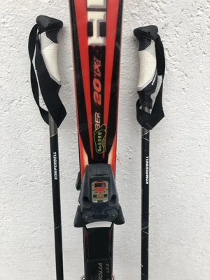 Skier HEAD CYBER 20 mit Tyrolia Bindung und Stöcke