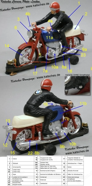 BMW R75-5 Carrera Universal 40480 Carrera 124 40680 Version ohne Schalthebel digitalisierbar Bild 4