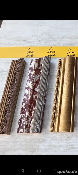 Stuckleisten aus Holz 3 m