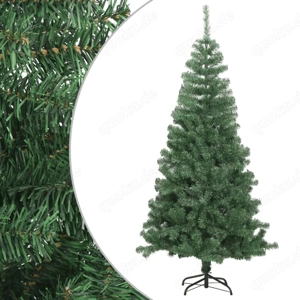 Künstlicher Weihnachtsbaum Grün mit Ständer 120-240cm aus PVC (5Größen)