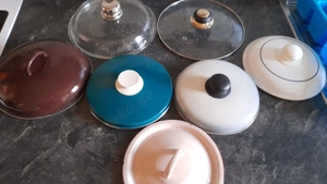 Verschiedene Topfdeckel