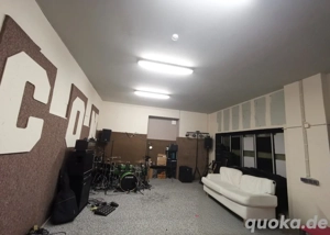 Tonstudio Band, Drums, Gitarren, Bass aufnahme