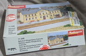 Modellbausatz H0 Bahnhof Klingenberg-Colmnitz Auhagen, unbenutzt, unbespielt