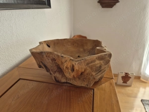 Decorative Schale aus Wurzelholz 