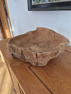 Decorative Schale aus Wurzelholz 