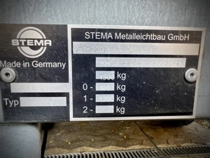 SySTEMA Plattform-Hochlader 1300 kg Einachser, 100km h gebremst Bild 7
