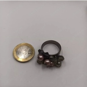 Ring Damen Modeschmuck Farbe schwarz