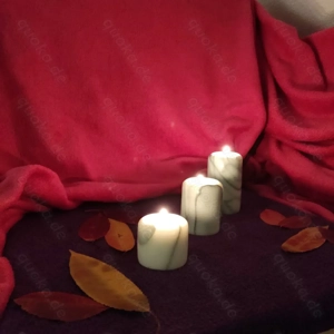 Vintage Kerzenhalter für Teelichter aus Marmor - 80'er Jahre 