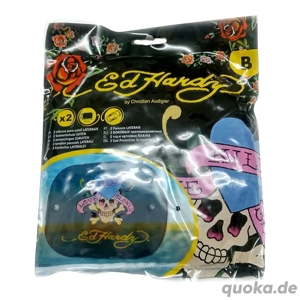 2 x Ed Hardy Sonnenschutz Seiten Love Kills Slowly Design 36 x 44 cm