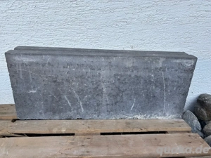 Tiefborstein Rabatte 2Stück Anthrazit 100x40x8 Neu