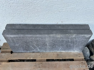 Tiefborstein Rabatte 2Stück Anthrazit 100x40x8 Neu Bild 2