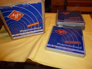 10 St. Agfa PE 36 HiFi Magnetonband in Kunstoffkassetten 18cm   540m 7"   1800 ft OVP