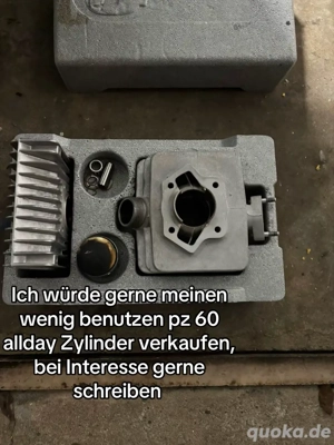 PZ 60 Allday Zylinder für Simson M500 - wie neu