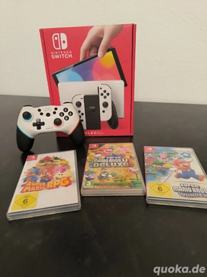 nintendo switch oled modell spiele Konsole  + spiel 