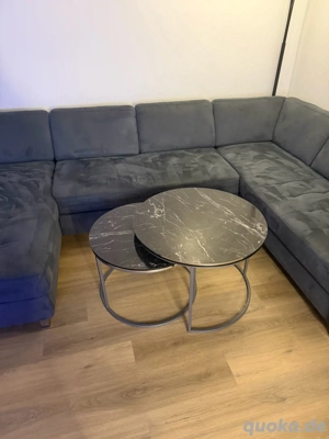 Wohnlandschaft mit Bettfunktion und Bettkasten