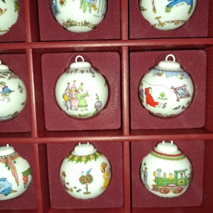 Hutschenreuther - Miniatur Weihnachtskugeln Sammeledition