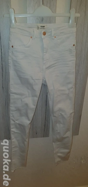 Weiße highwaist skinny push Hose tally weijl Größe xs(34)