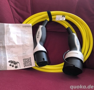 MENNEKES Mode 3   Typ 2 Ladekabel, 7,5 m, gelb, unbenutzt.